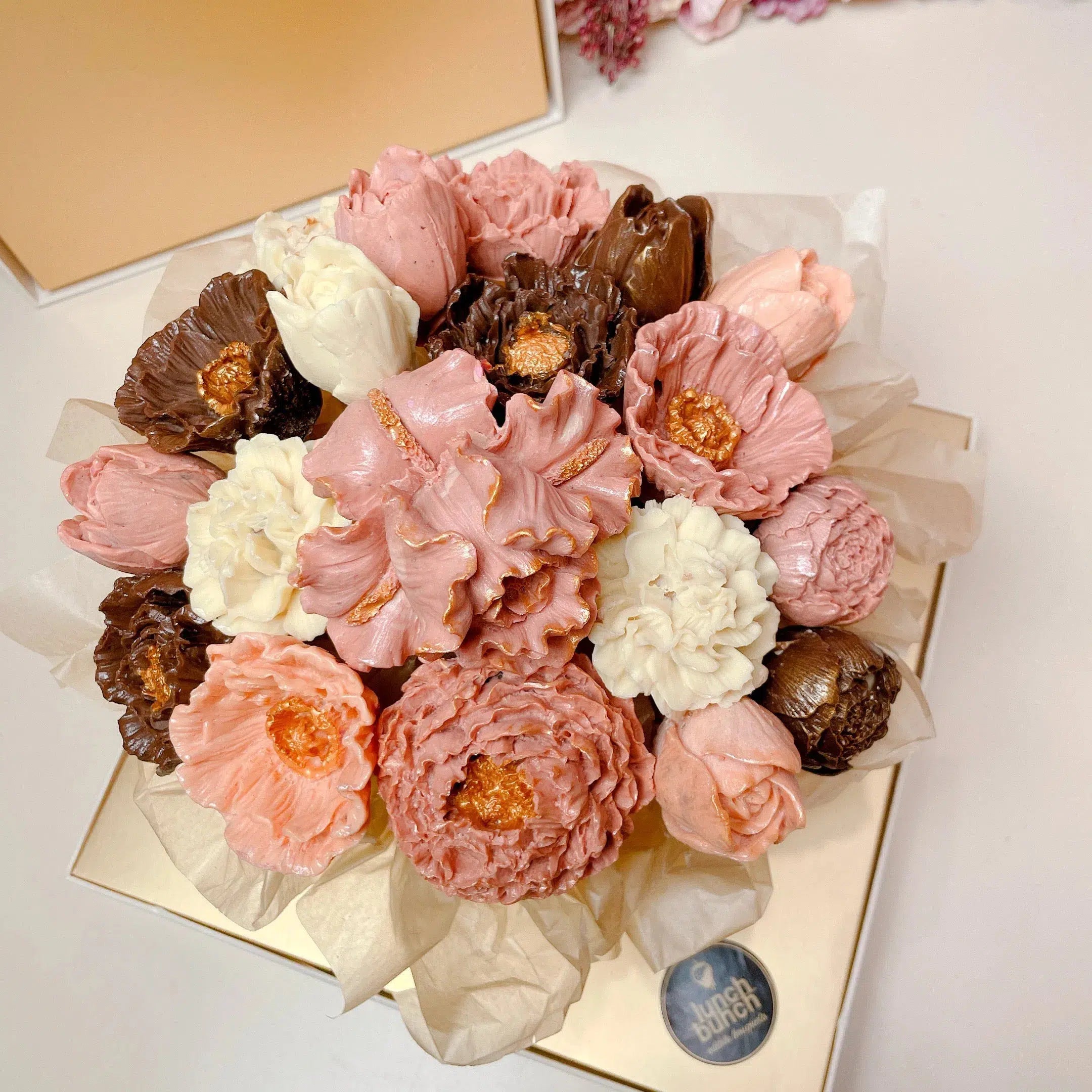 Chocolate Flowers Bouquet Dusk-Chocolate Bouquet-Lunch Bunch