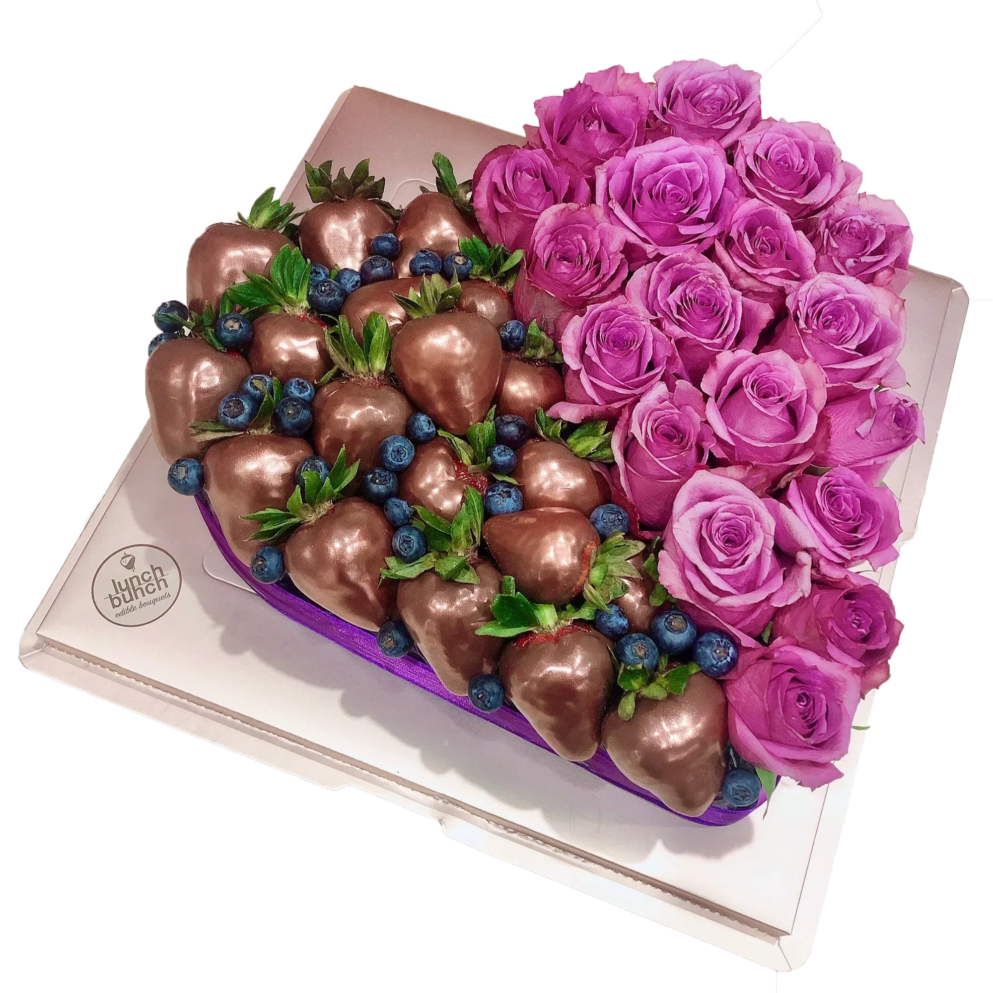 chocolate strawberries and roses love heart with same day delivery in adelaide