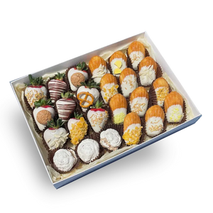 chocolate strawberries, luxury desserts, luxury sweets, chocolate dessert box, dessert box gift, online gifts adelaide delivery, sweet treat box, treat gift box, gift hamper adelaide