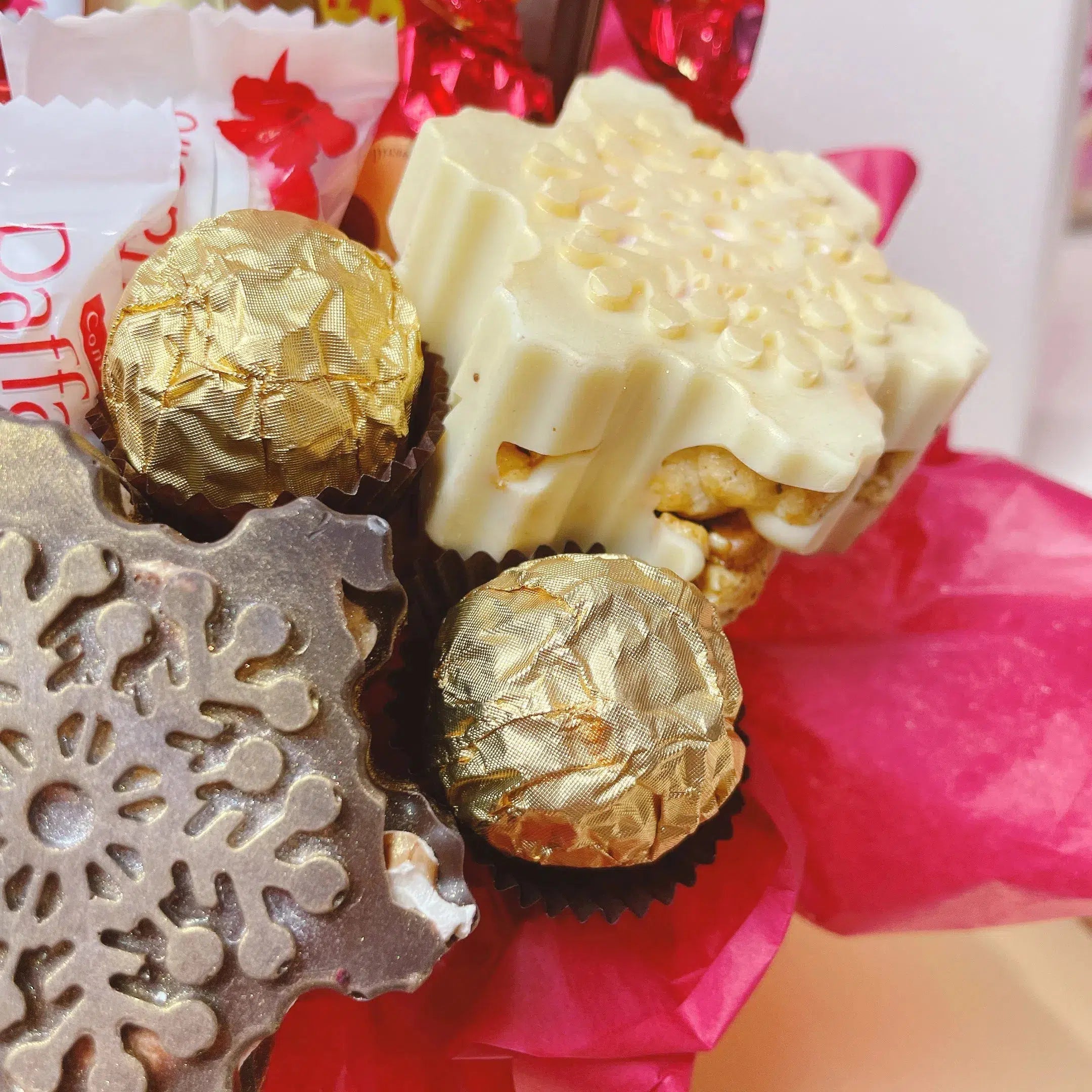 Christmas chocolate bouquet