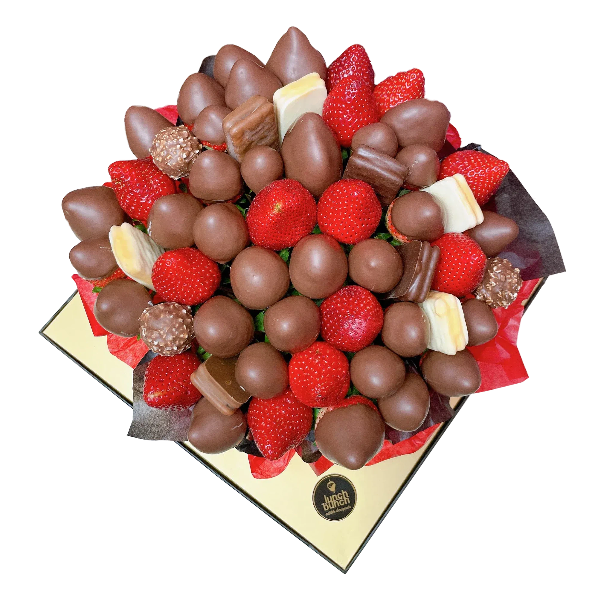 Christmas chocolate strawberry bouquet, chocolate bouquet adelaide same day delivery, milk chocolate bouquet , strawberries bouquet