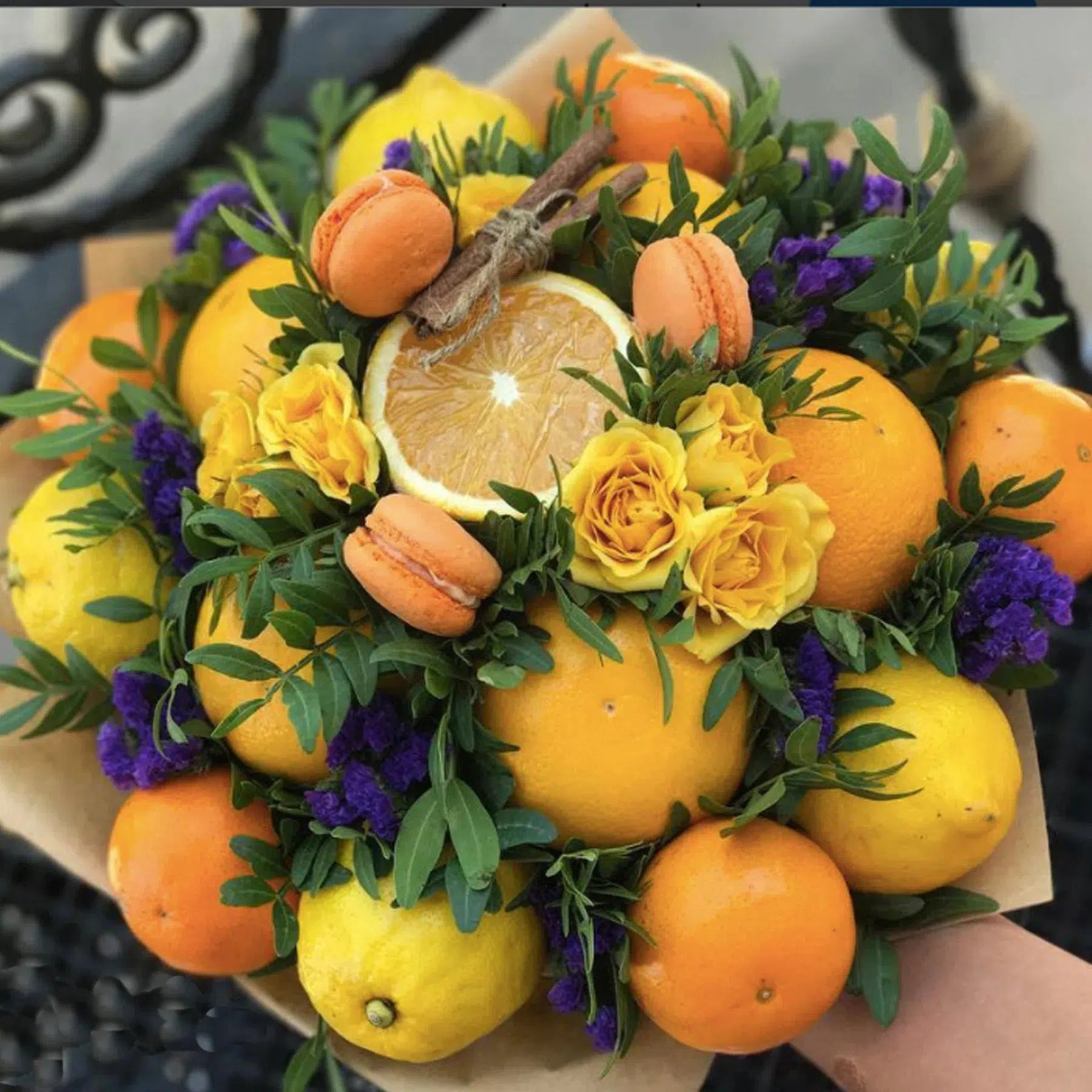 Citrus Fruit Bouquet-Fruit Bouquets-Lunch Bunch