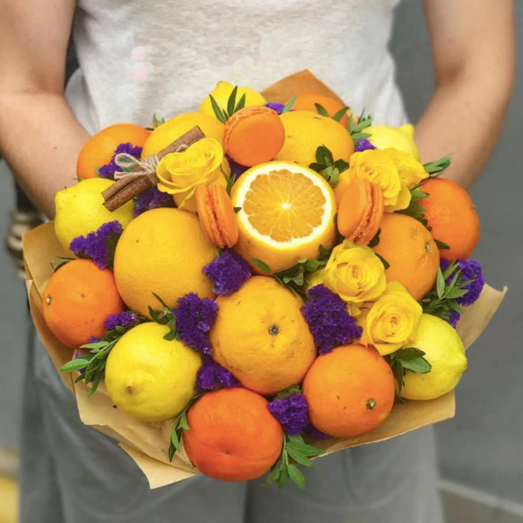 Citrus Fruit Bouquet-Fruit Bouquets-Lunch Bunch