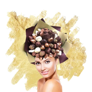 Custom Edible Bouquet-Chocolate Bouquet-Large-Lunch Bunch