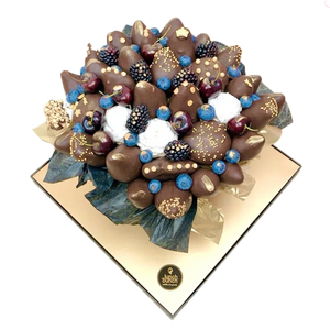 Doughnut bouquet Adelaide same day delivery, deluxe chocolate strawberries and doughnut booking delivered in Adelaide