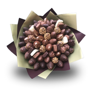 "Golden Star" Chocolate Strawberry Bouquet