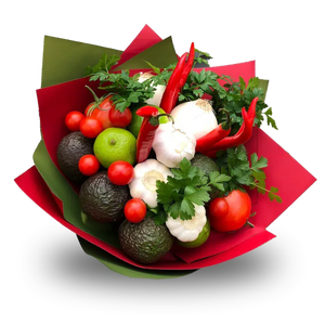 Guacamole Veggies Avocado Bouquet