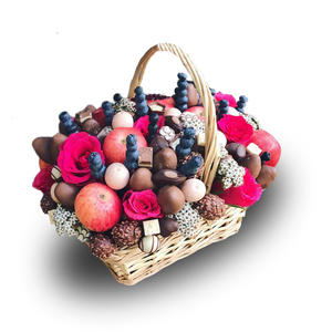 Lindt Chocolate Gift Basket-Baskets-Lunch Bunch