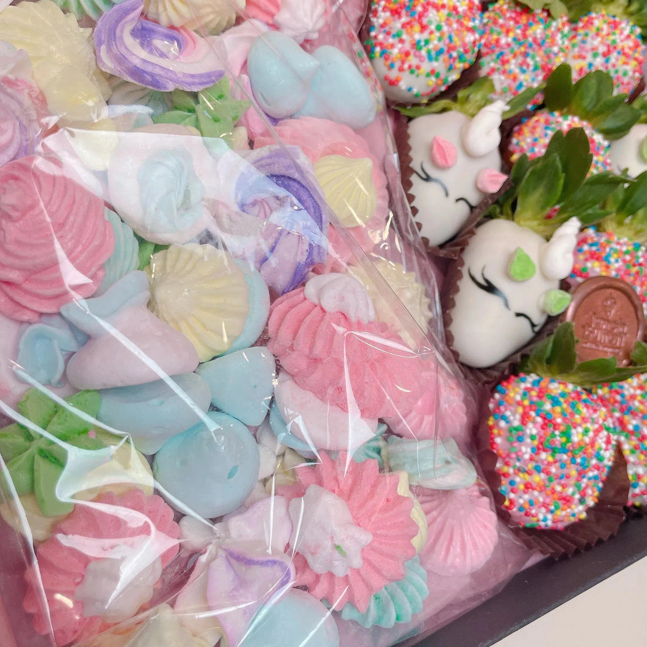 Unicorn strawberries