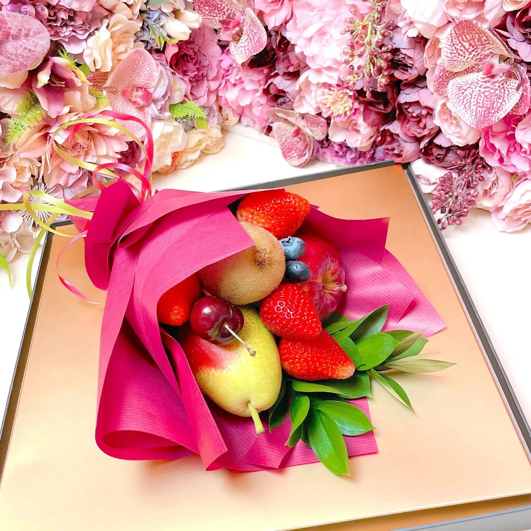 Mini Fruit & Berries Bouquet-Fruit Bouquets-Lunch Bunch