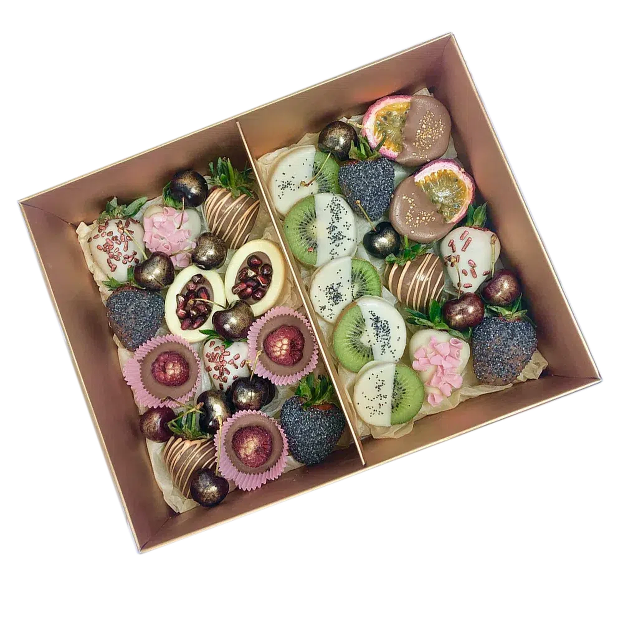 Mixed Chocolate Fruits & Berries Gift Hamper chocolate covered fruit delivery Adelaide fruit gift basket fresh fruit covered in chocolate same day delivery