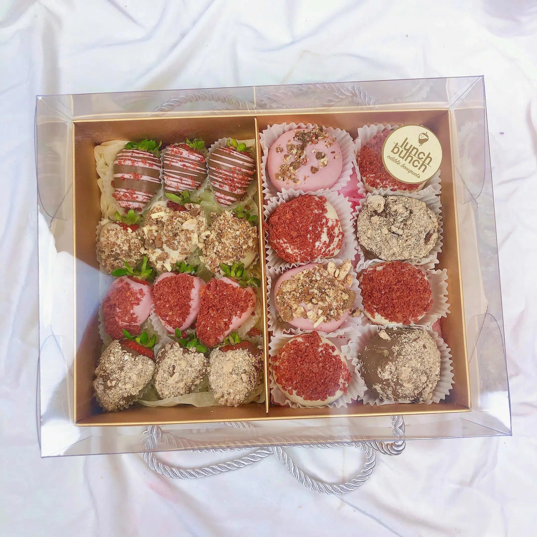 Adelaide same day delivery dessert boxes doughnuts and strawberries gift hamper chocolate covered strawberries same day delivery Adelaide