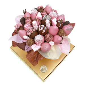 Pink Birthday Chocolate Bouquet Medium