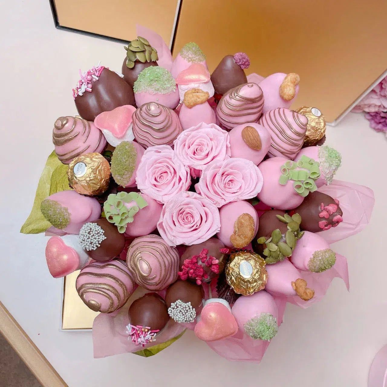 luxury desserts, luxury sweets, chocolate dessert box, dessert box gift, online gifts adelaide delivery, sweet treat box, treat gift box, gift hamper adelaide