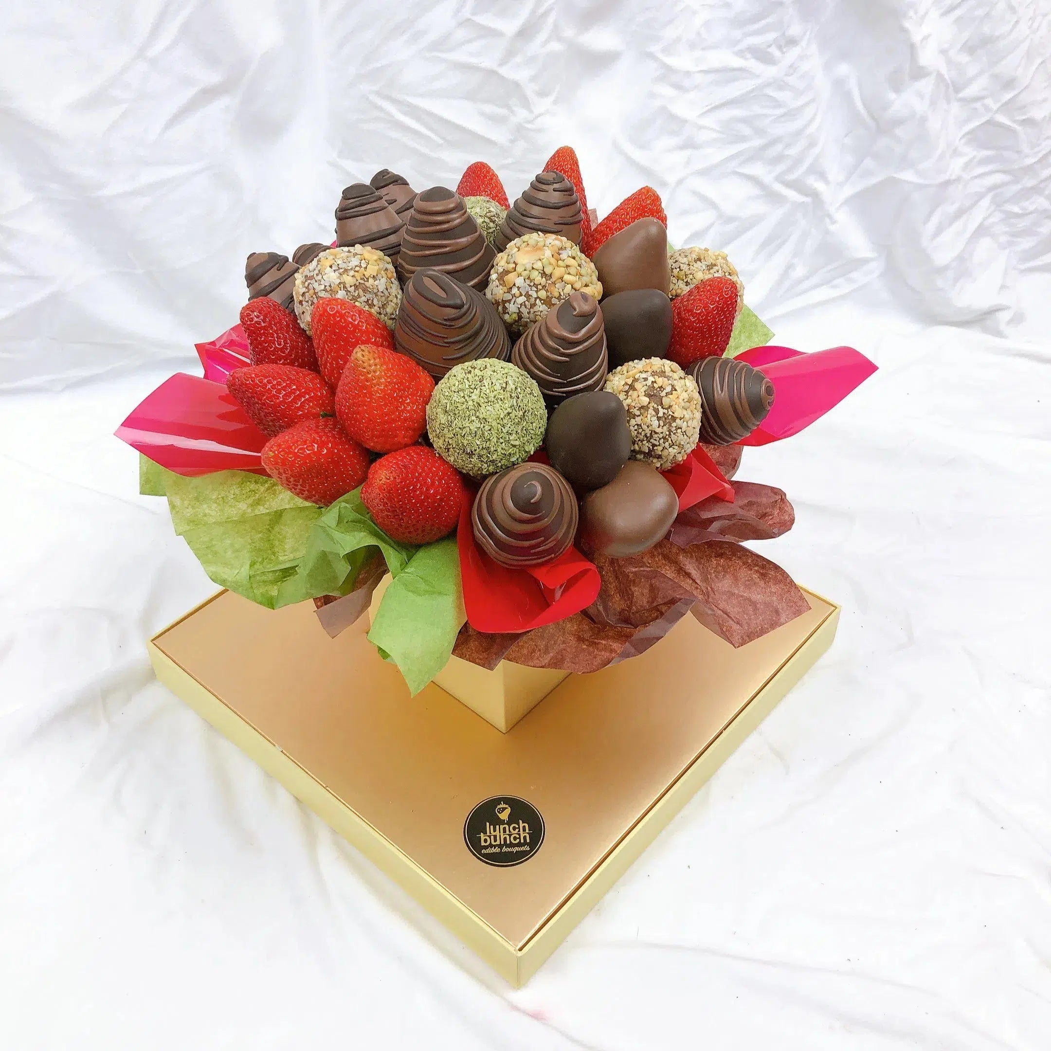 Impulse Protein Balls & Strawberries Bouquet
