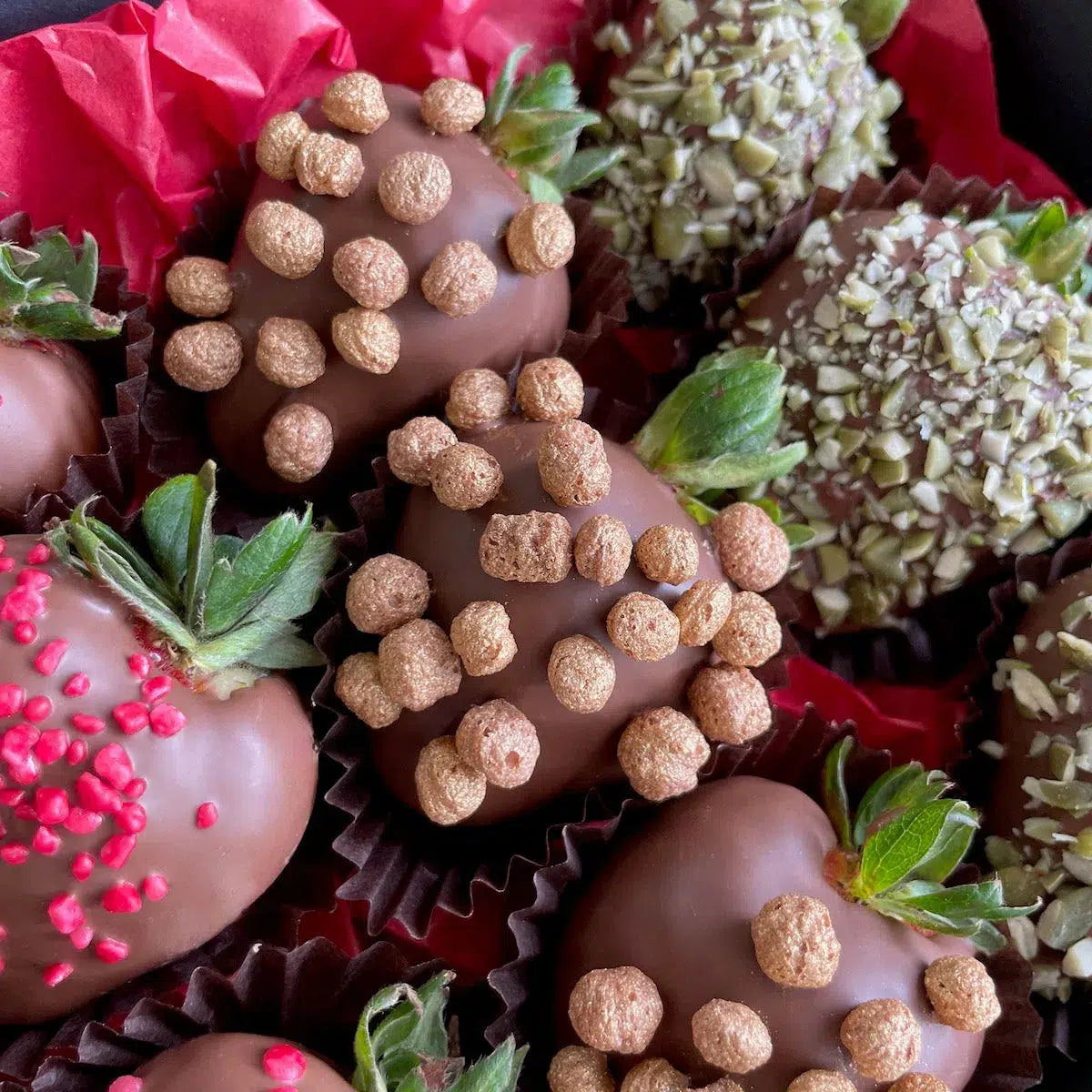 Red Green Christmas Gift Box ,  chocolate gif, Gifts for christmas, Chocolate dessert box,