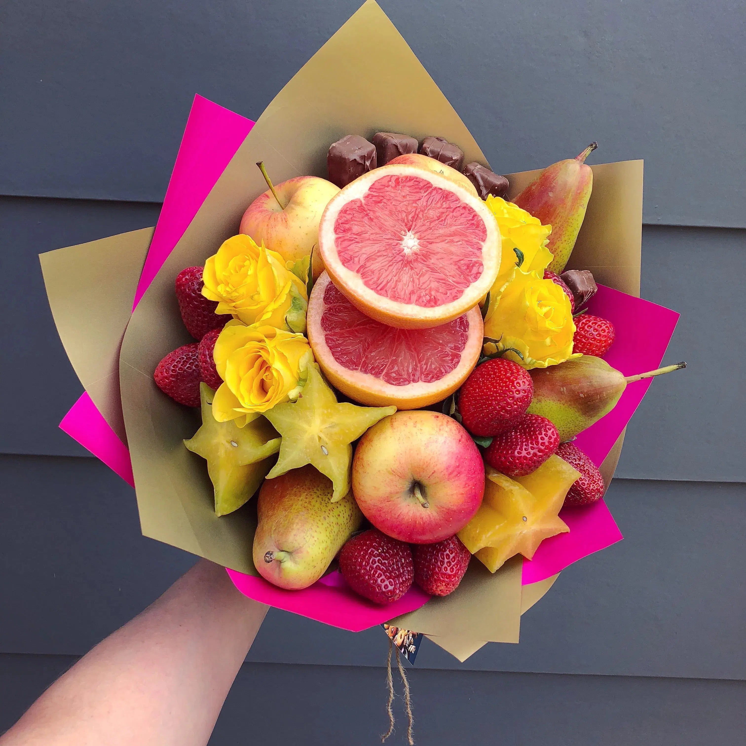 Sunrise Fruit Bouquet-Fruit Bouquets-Lunch Bunch