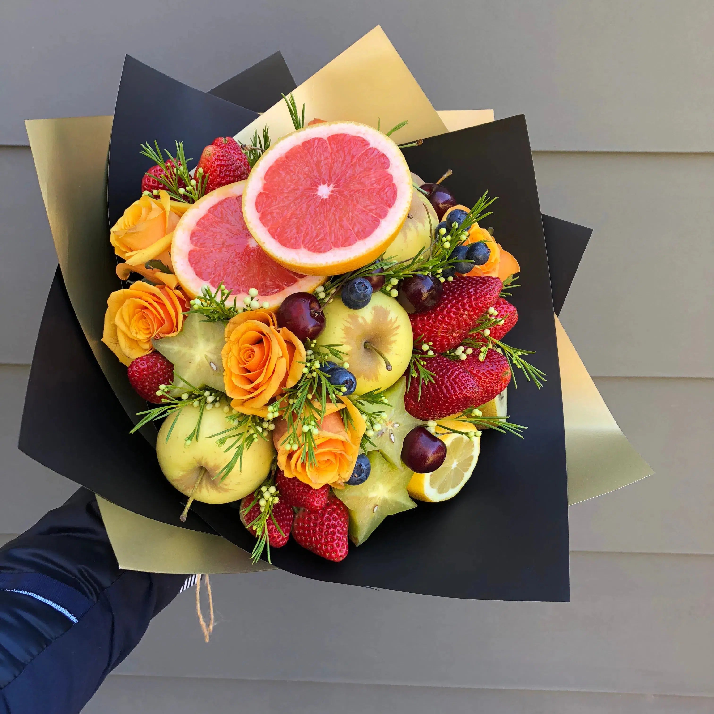 Sunrise Fruit Bouquet-Fruit Bouquets-Lunch Bunch