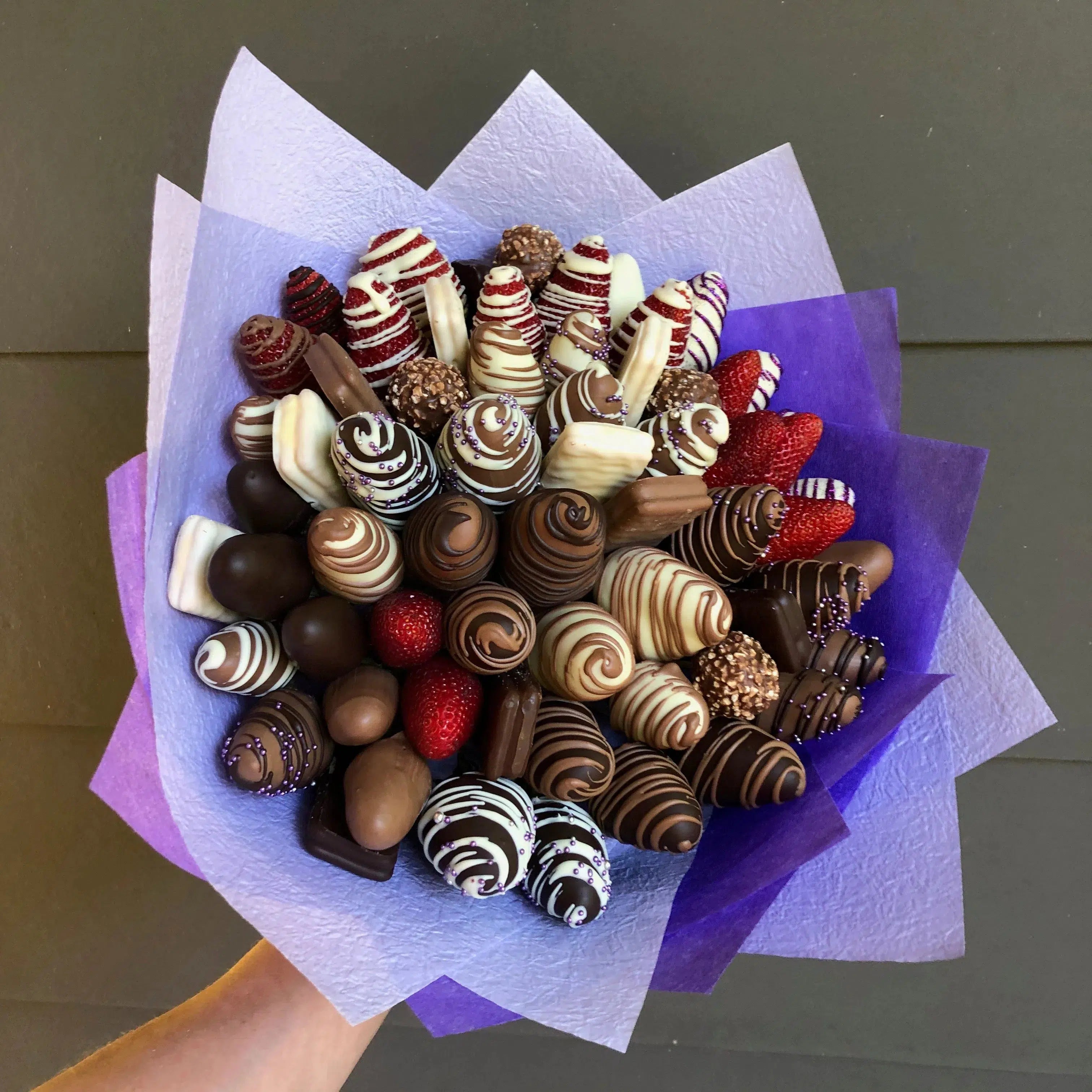 Chocolate Bouquet, Sweet Blooms Edible Gift, Adelaide delivery dessert