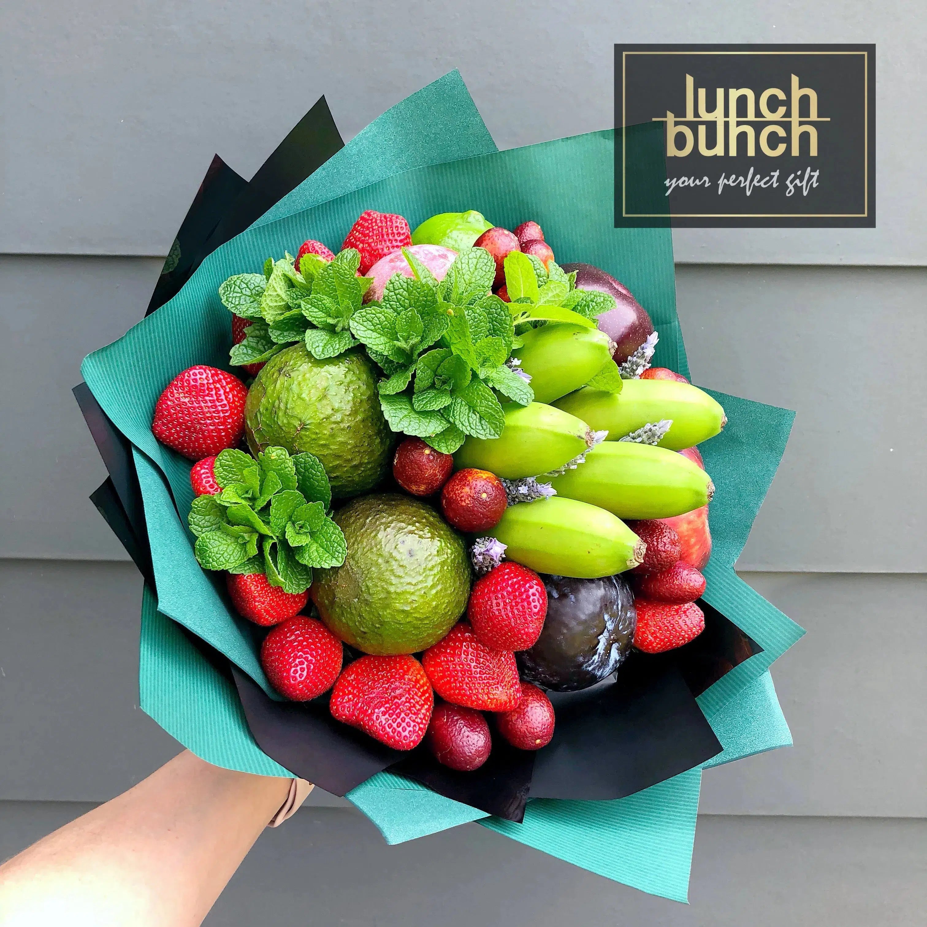 Tropical Fruit Bouquet-Fruit Bouquets-Lunch Bunch