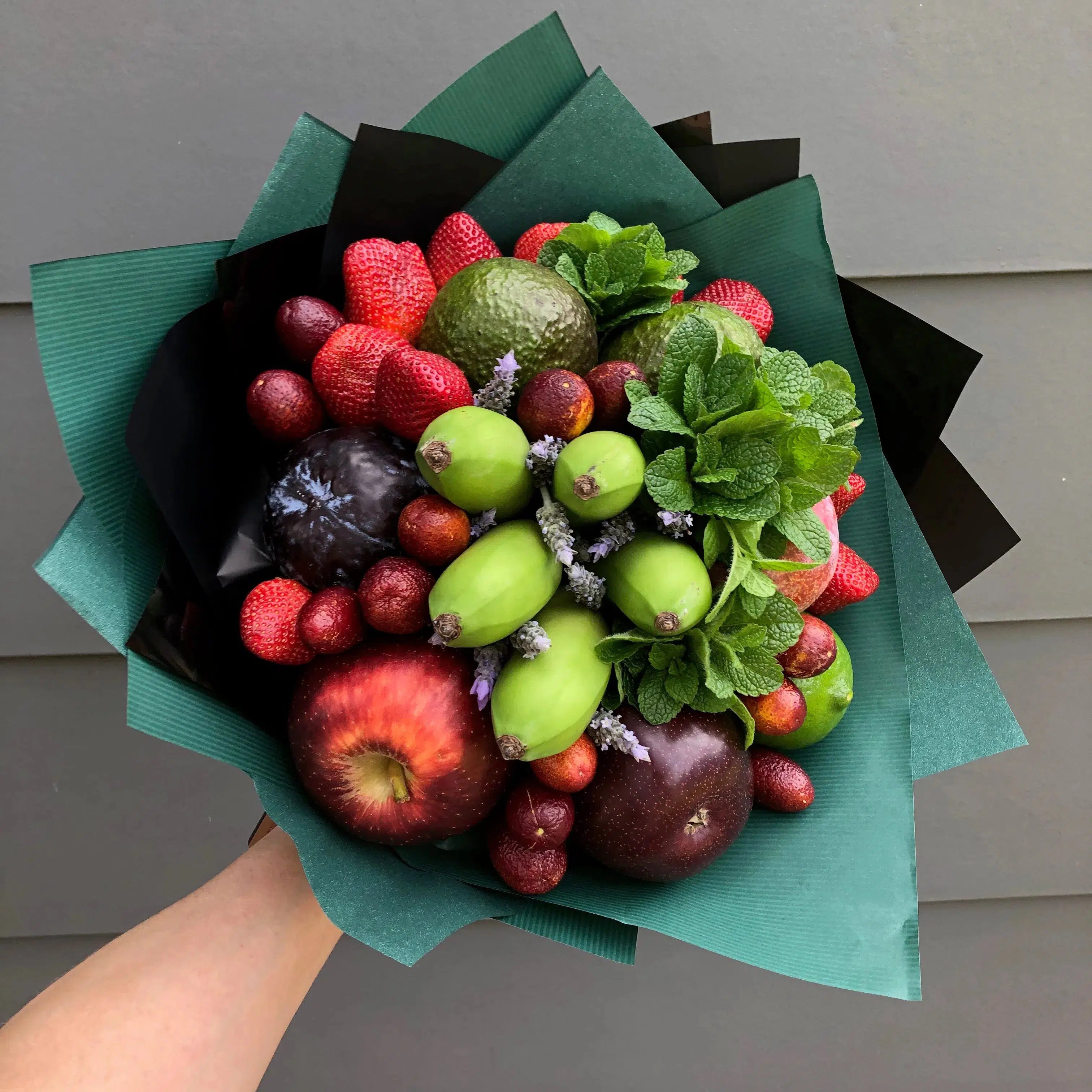 Tropical Fruit Bouquet-Fruit Bouquets-Lunch Bunch