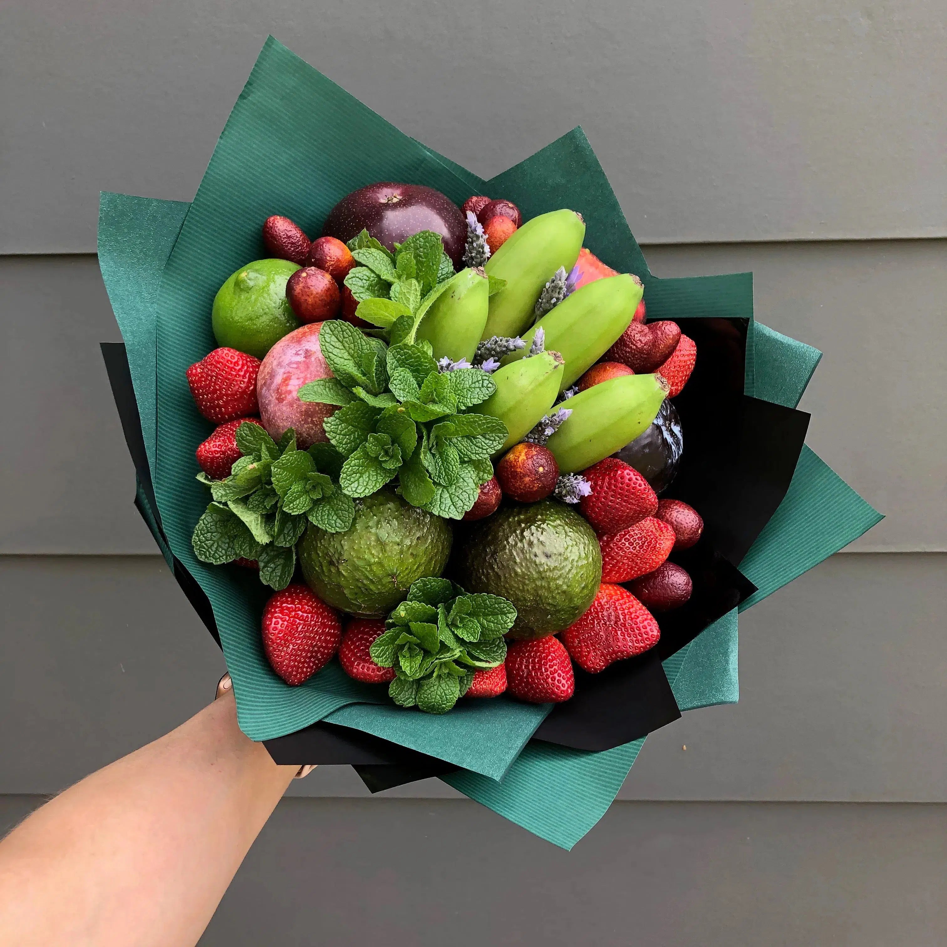 Tropical Fruit Bouquet-Fruit Bouquets-Lunch Bunch