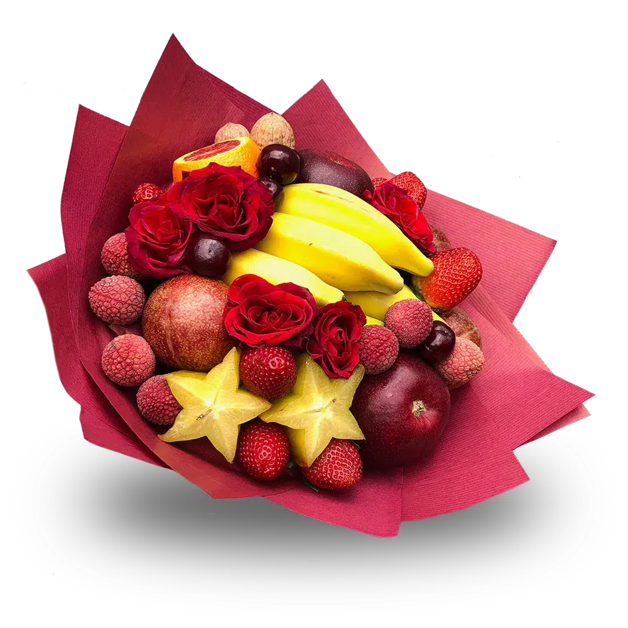 Fresh fruit Bouquet tropical Bouquet exotic fruits basket gift online birthday gift healthy diet