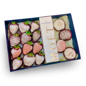 White Chocolate Strawberries and Donut Hamper