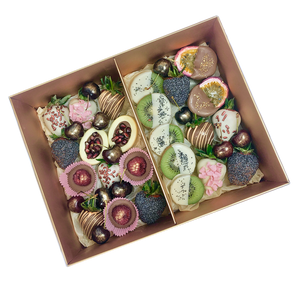 Mixed Chocolate Fruits & Berries Gift Hamper chocolate covered fruit delivery Adelaide fruit gift basket fresh fruit covered in chocolate same day delivery