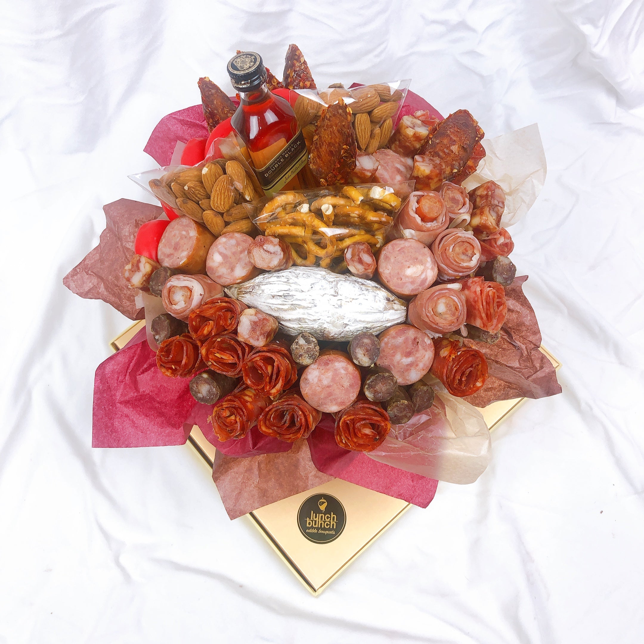 Whisky, Cold Meats & Cheese Bouquet online same day delivery Adelaide