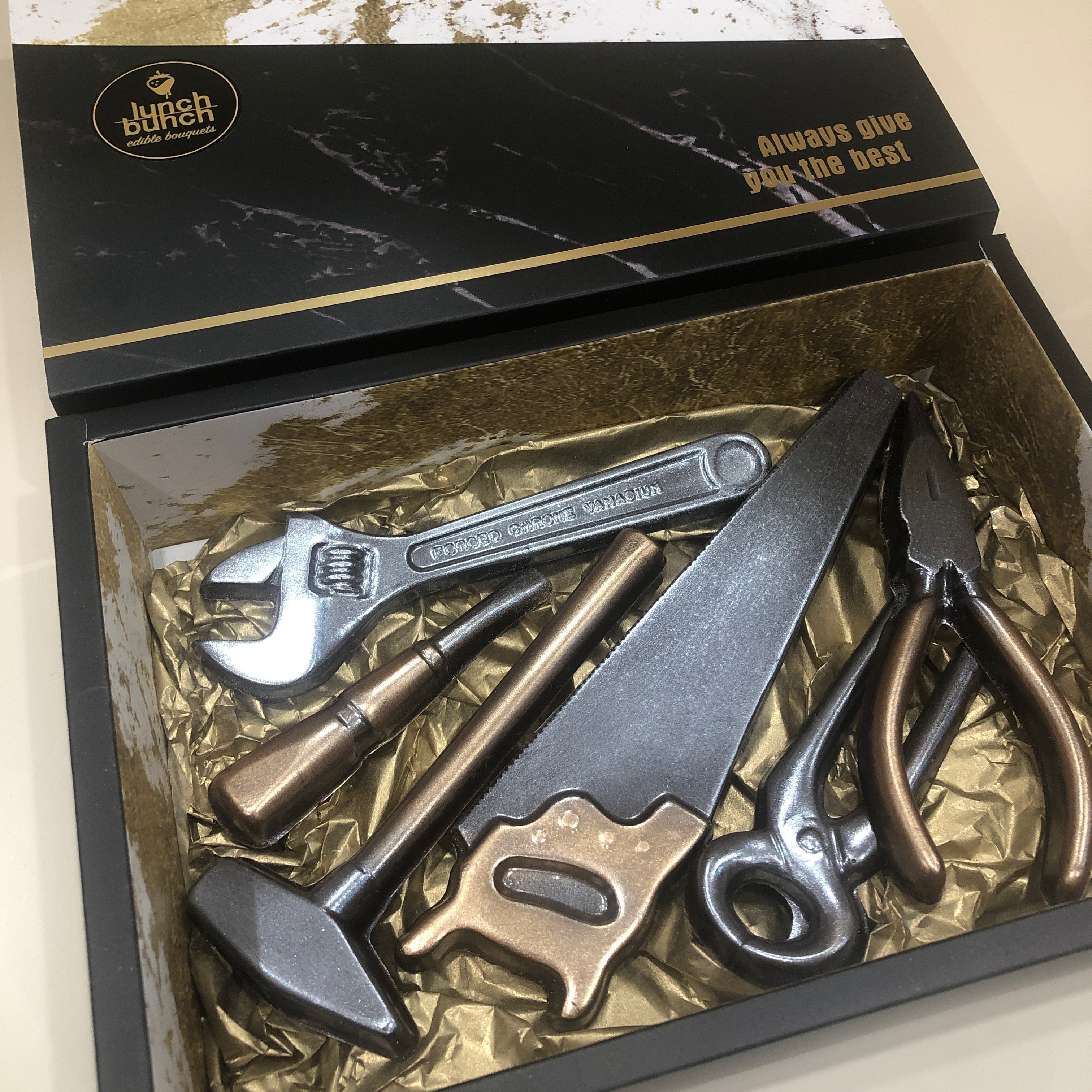 Chocolate Tools Tradie Gift Box handyman chocolate hammer Builder gift hamper order online