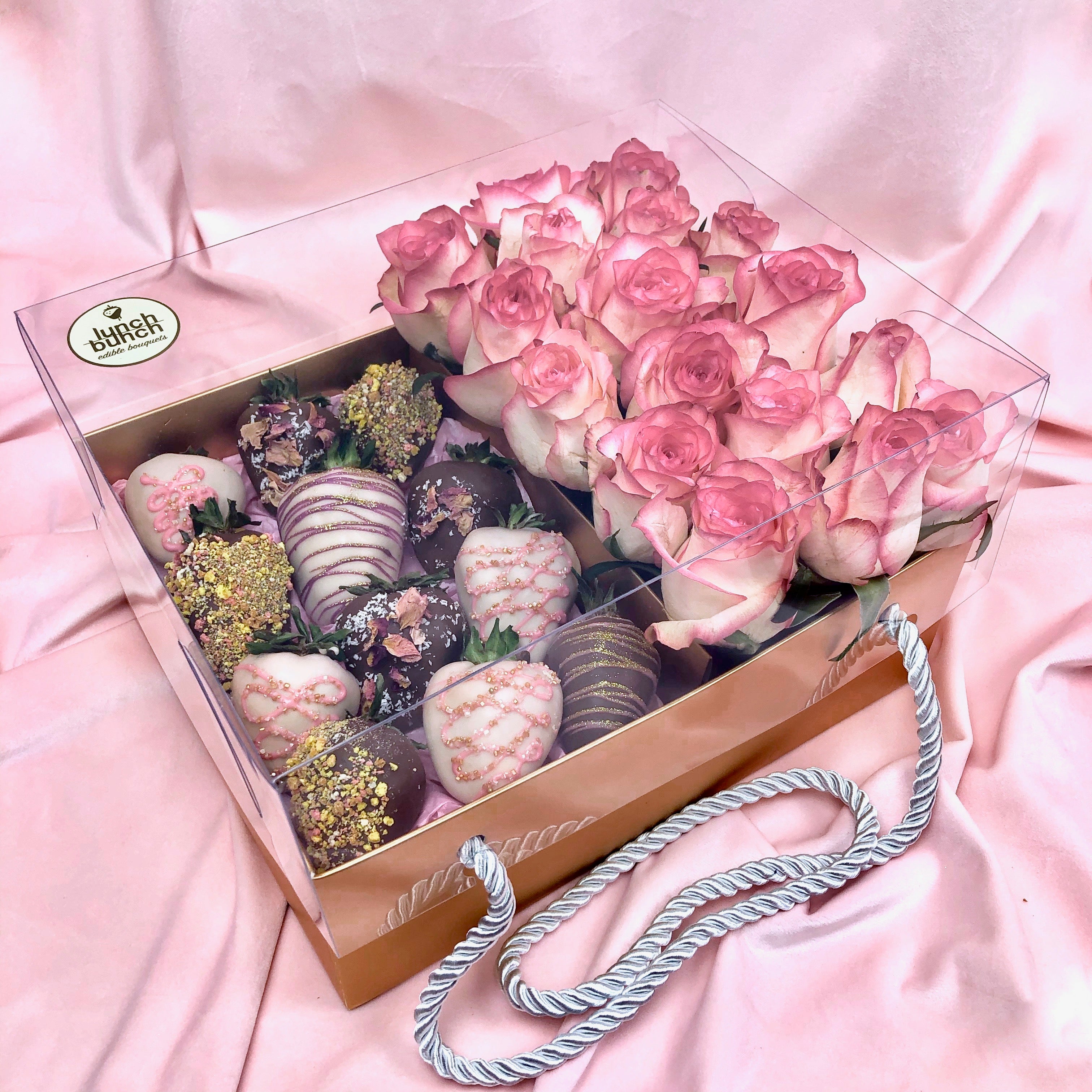 Chocolate covered strawberries box ugly delivery roses and chocolate Sandy delivery I believe next day delivery online flowers and chocolate hamper