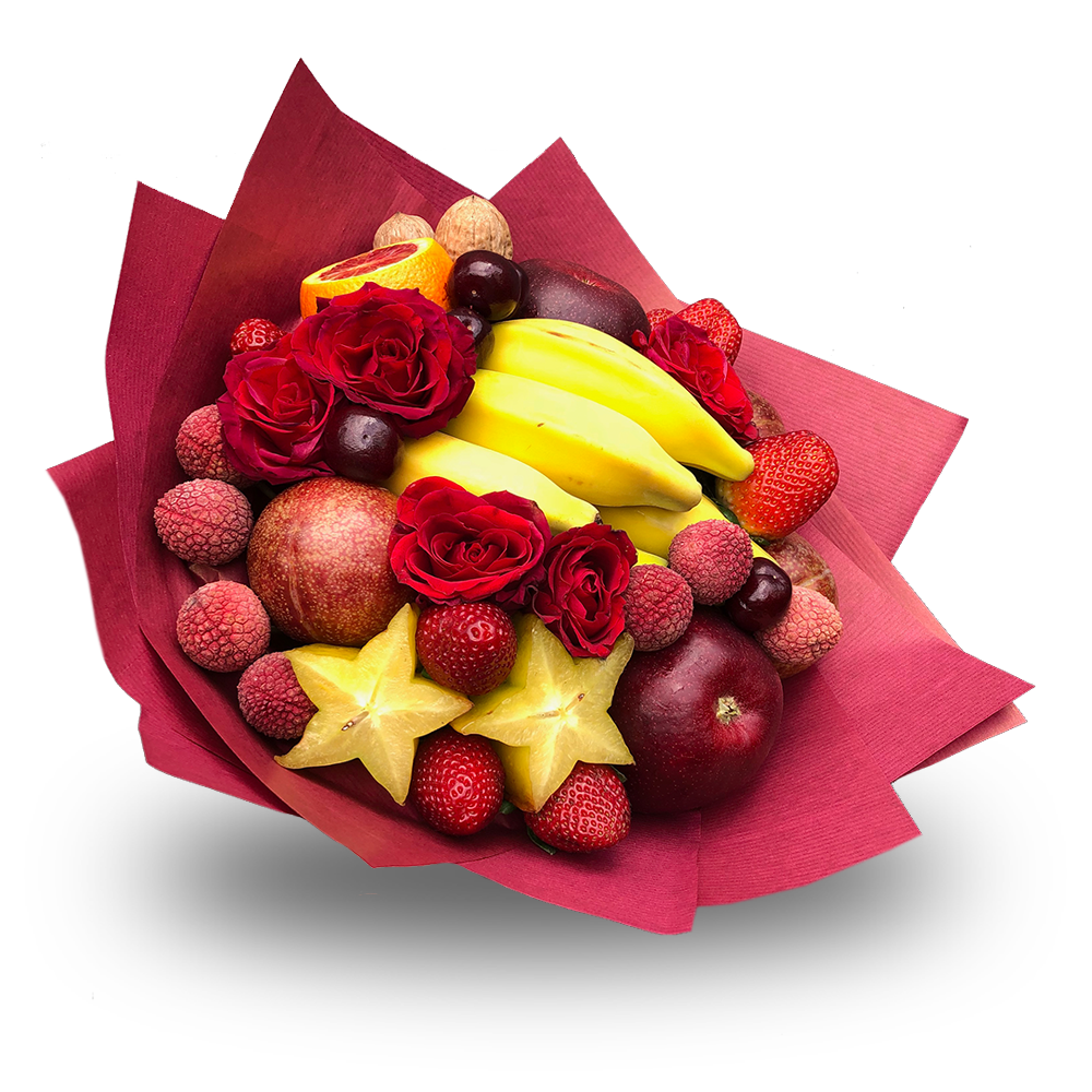 Fresh fruit Bouquet  tropical Bouquet exotic fruits basket gift online birthday gift healthy diet