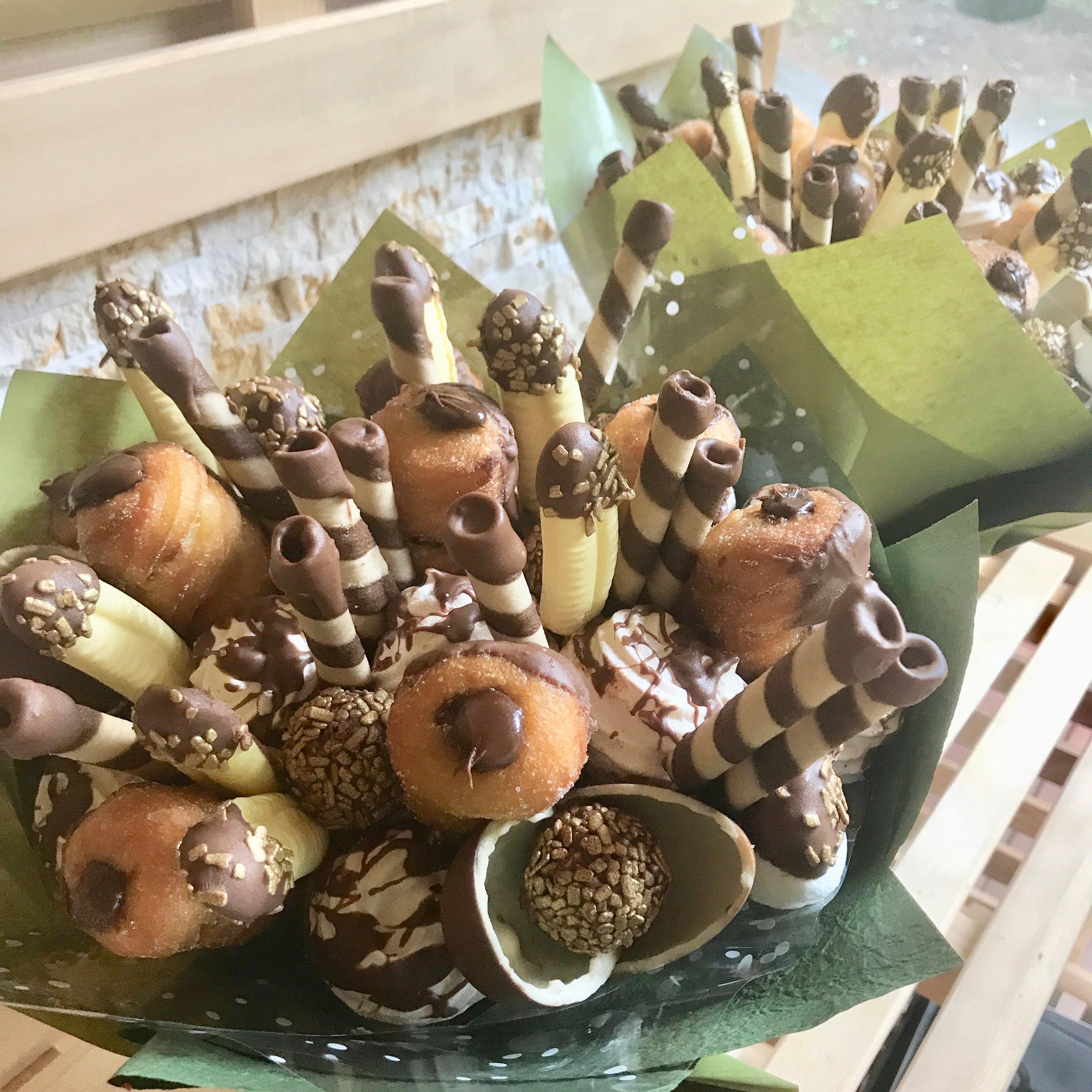 50SIXSONE Dessert Bouquet W/24K Gold Sprinkles Is As Extra As It Sounds
