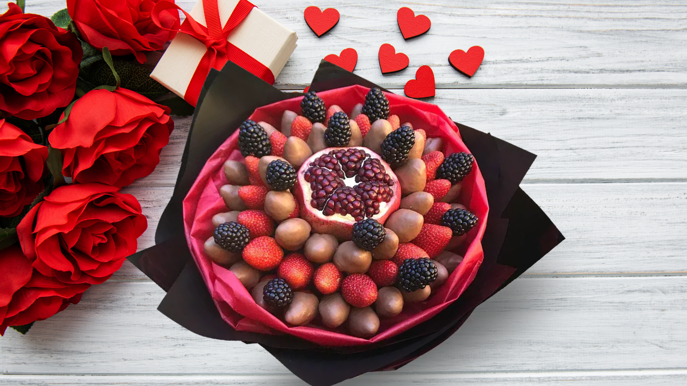 Valentines Chocolate Bouquet-Lunch Bunch