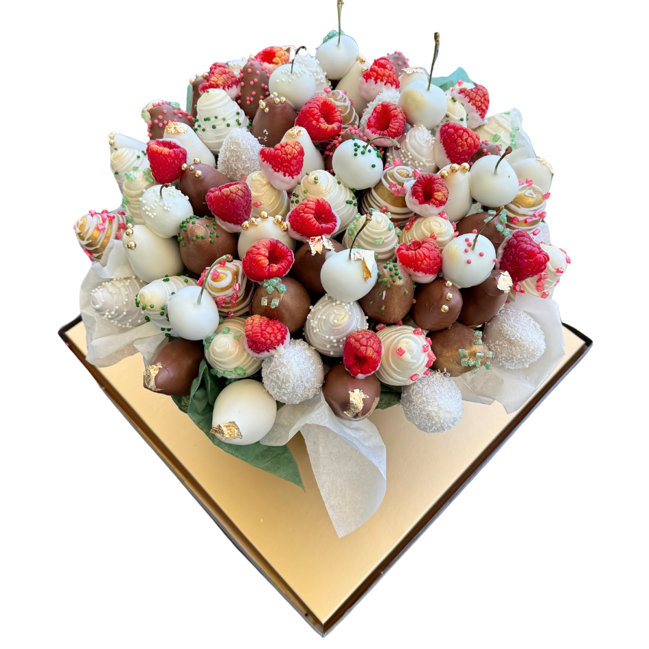 Allure Christmas Chocolate Strawberry Bouquet