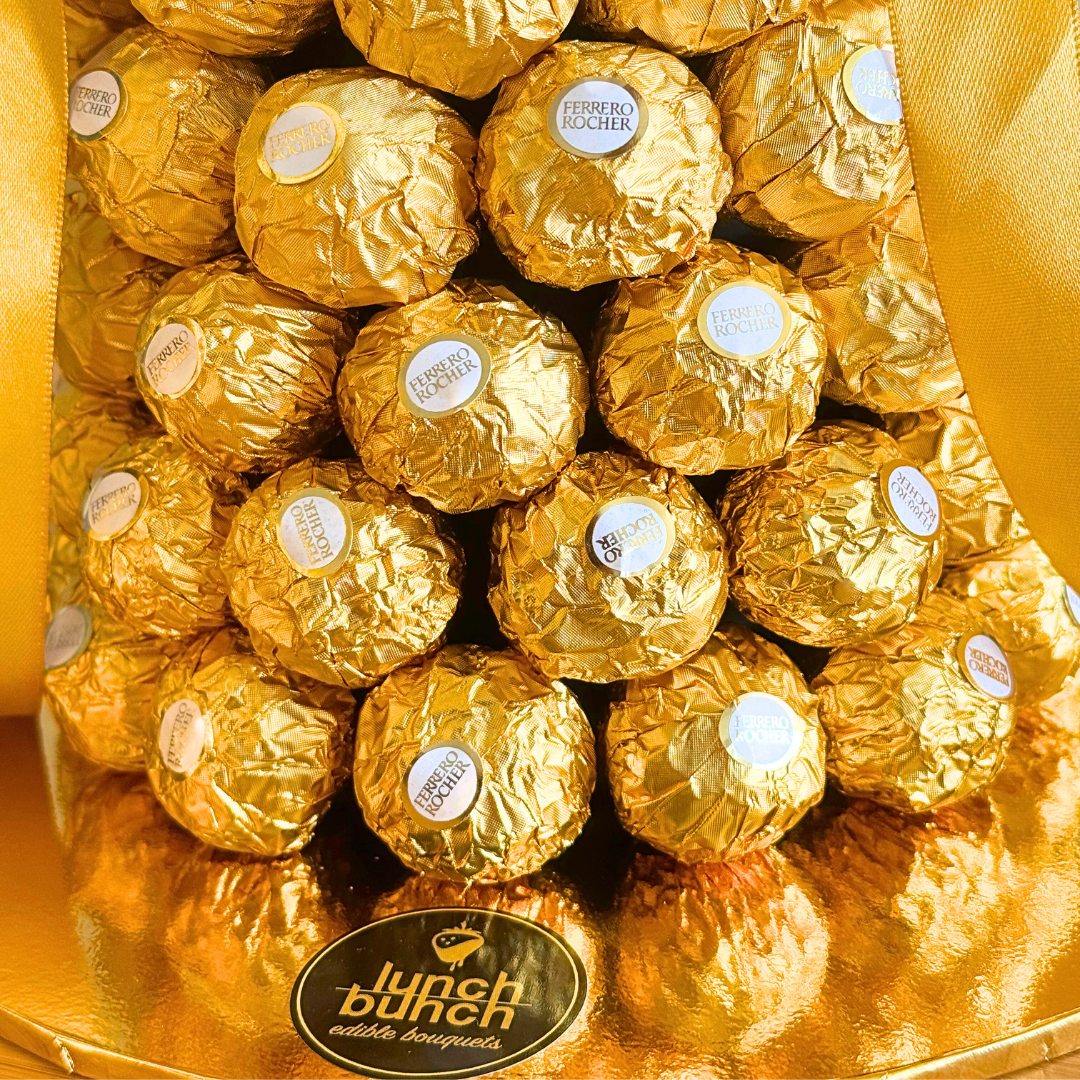 Luxury Ferrero Rocher chocolate tower for birthday parties and celebrations