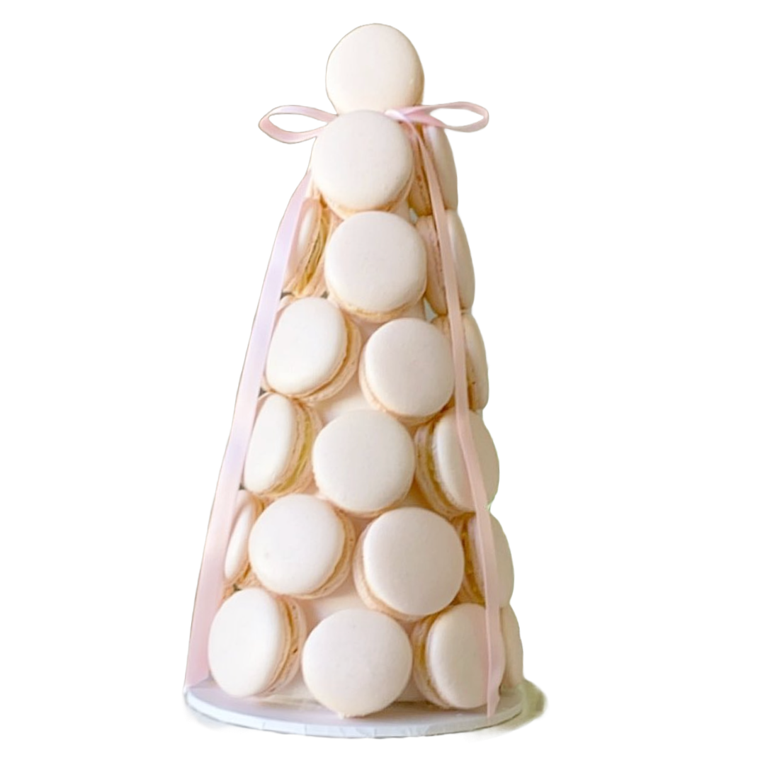 Wedding White Macaron Tower Melbourne Adelaide 