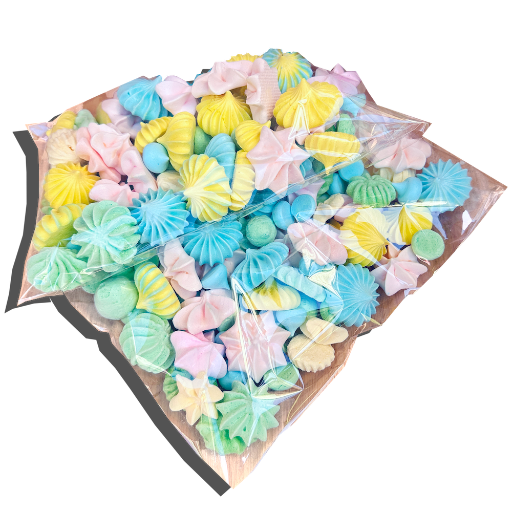 Meringue Kisses, Edible Cake Decorations Hand-Made