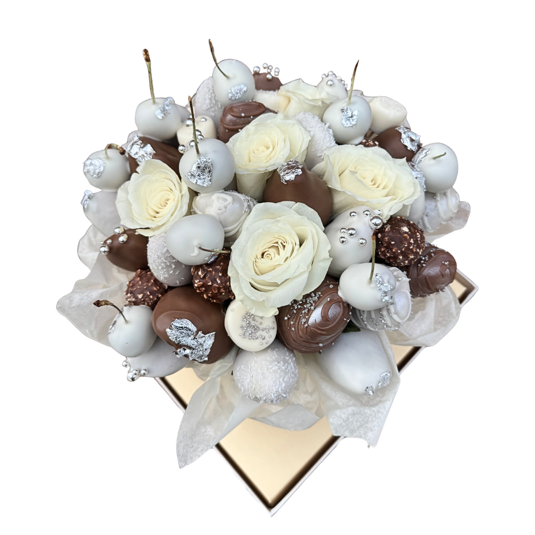 Allure Diamond Anniversary Chocolate Strawberry Bouquet