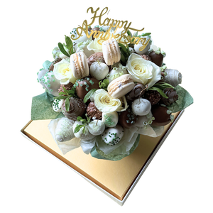 Allure Emerald Anniversary Chocolate Strawberry Bouquet