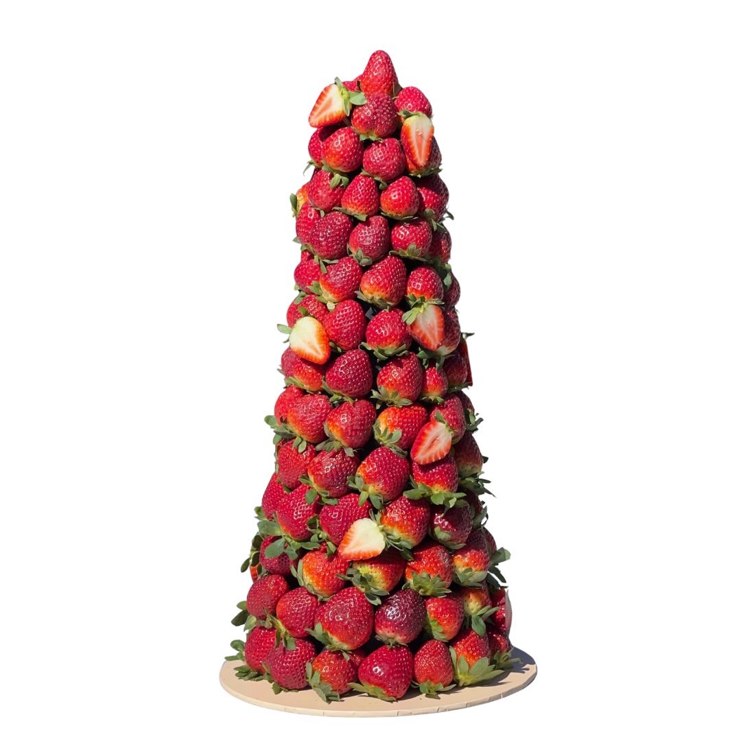 Strawberry tower centrepiece for weddings, baby showers, and parties