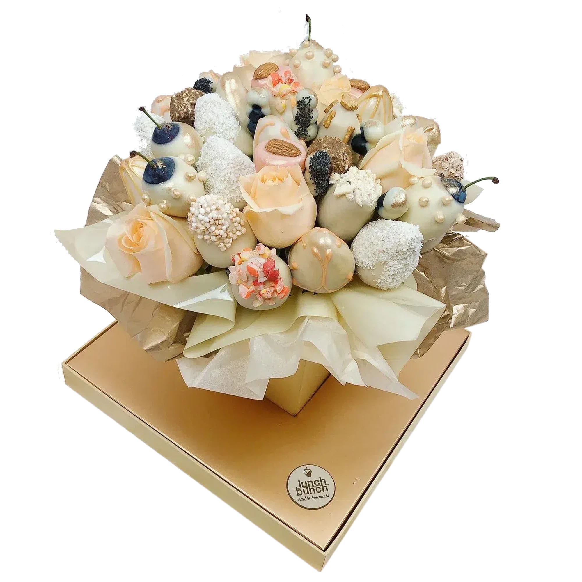 Engagement Gift, chocolate strawberries Bouquet, Romantig gift, engagement present, white chocolate bouquet, dessert gift adelaide delivery