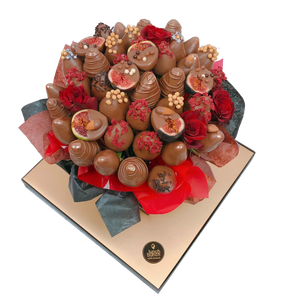 Allure Milk Chocolate Strawberry Bouquet Large