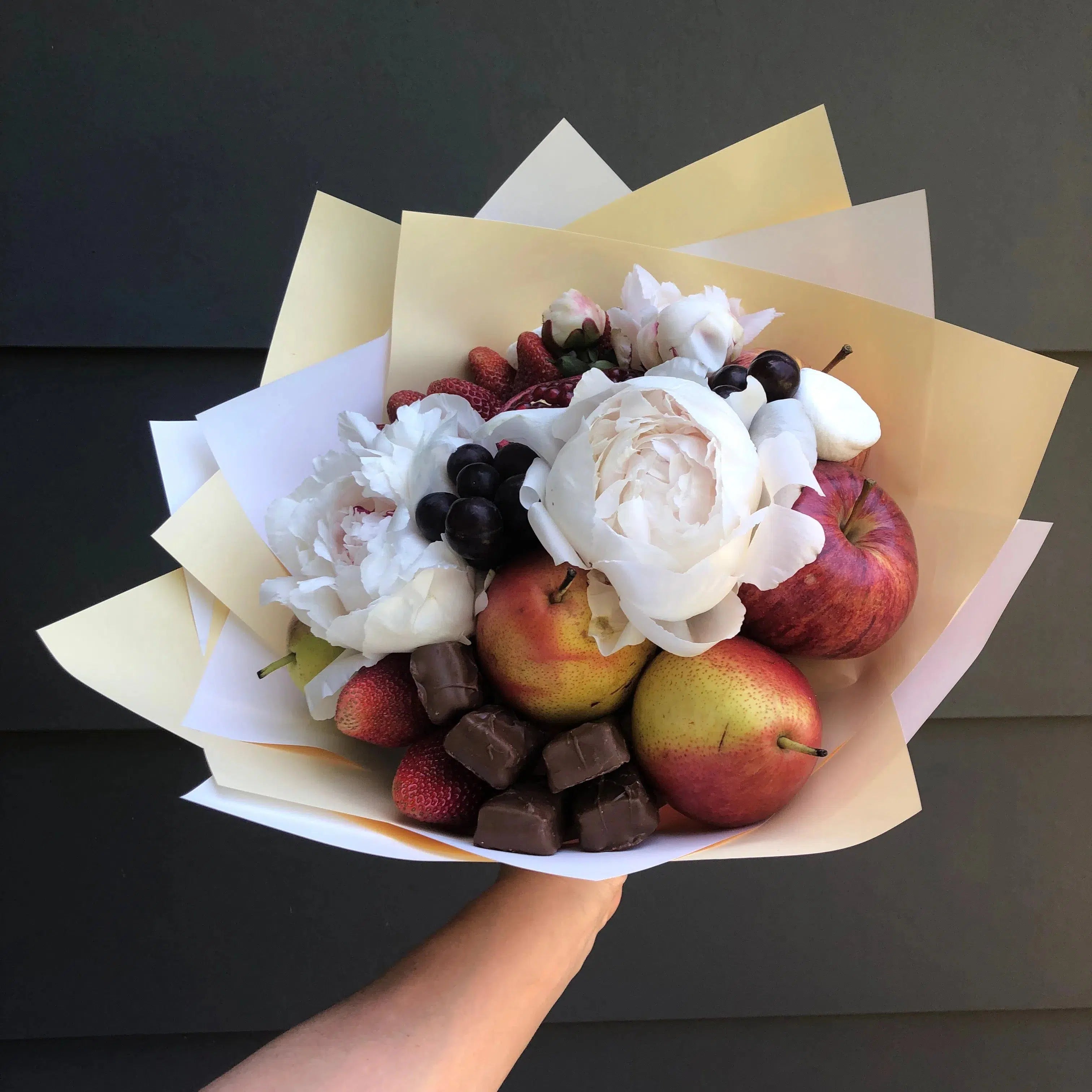 Cardinal Fruit Bouquet-Fruit Bouquets-Lunch Bunch