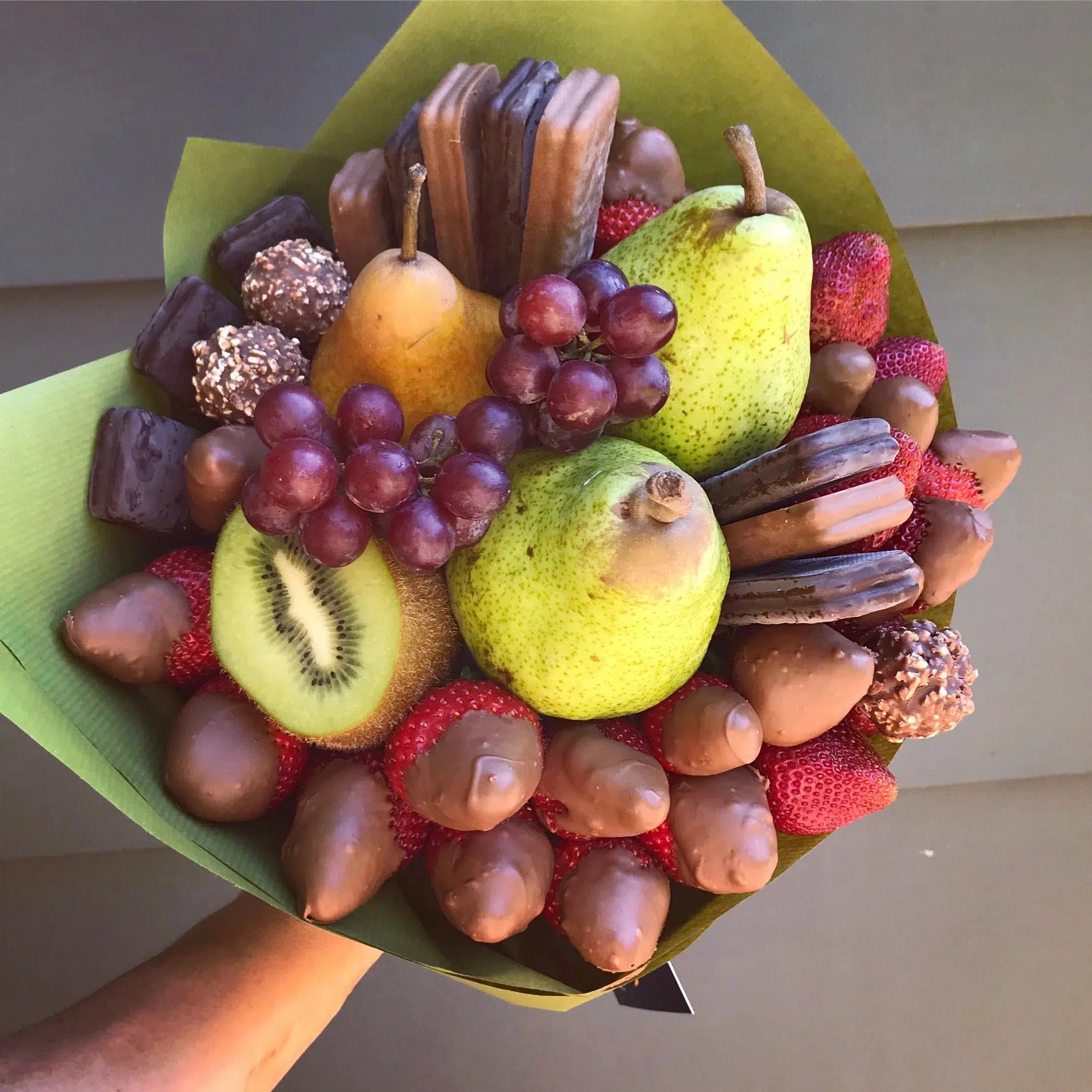 Cardinal Fruit Bouquet-Fruit Bouquets-Lunch Bunch