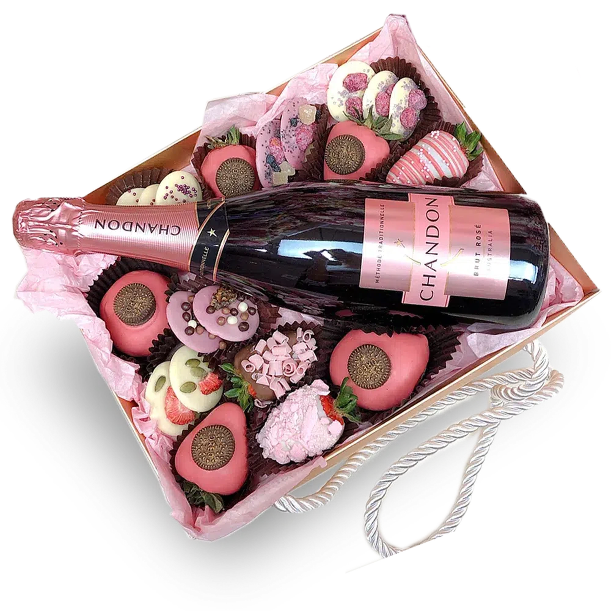 ChocoBerries, Mendiants, Donuts & Pink Chandon Hamper