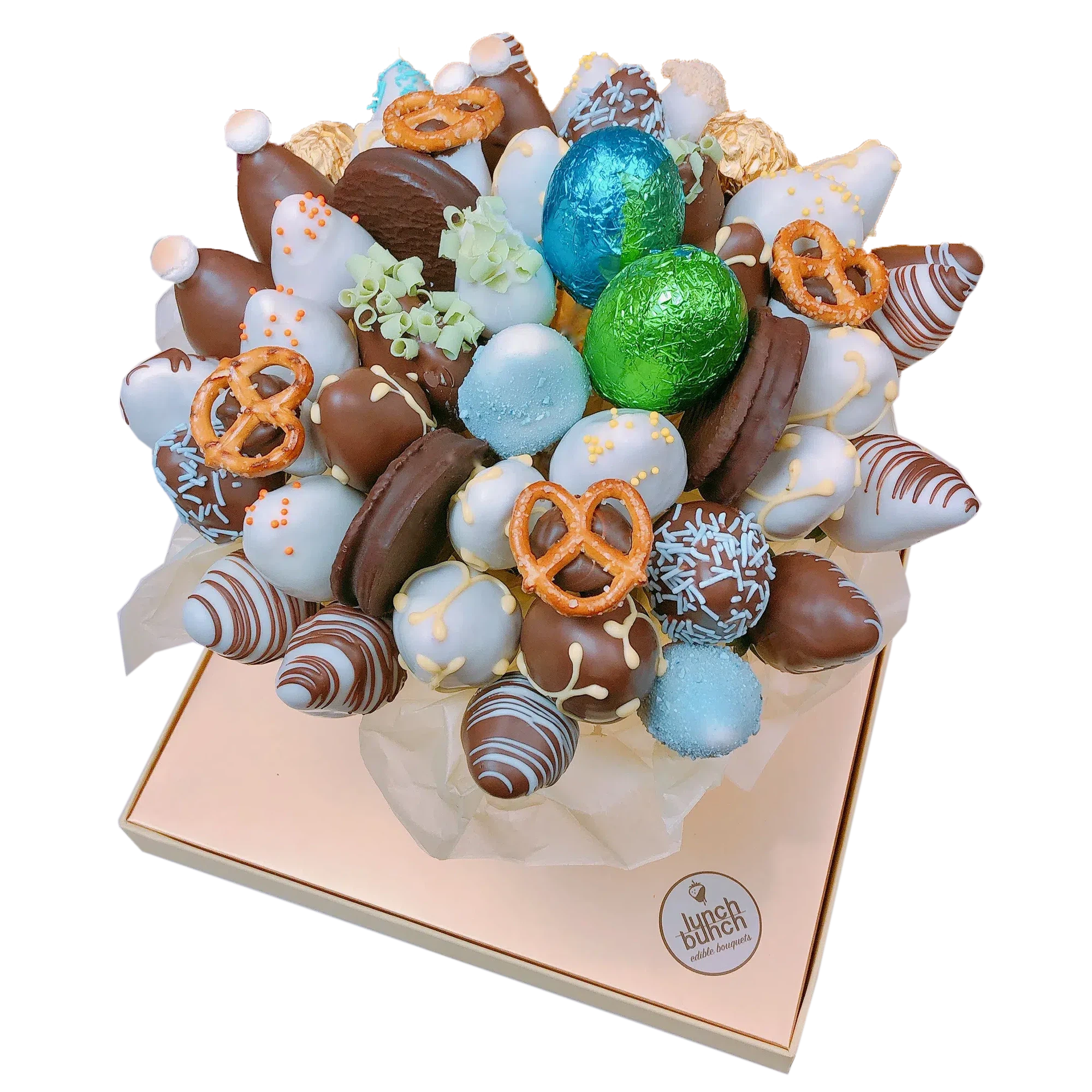 Easter Chocolate Bouquet, Dessert gift box, adelaide chocolate gift delivery, same day delivery