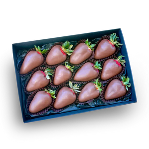 dozen of chocolate strawberries box, dessert hamper