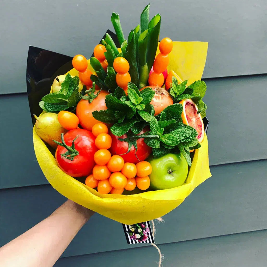 Glary Canary Veggies Bouquet-Event Decor-Lunch Bunch